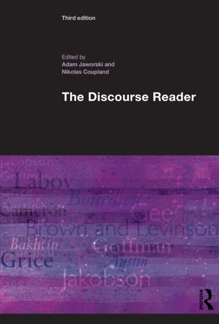 JaworskiAdamdiscourse_reader_cov